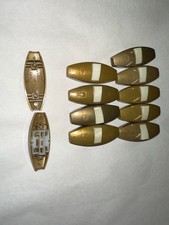 Lot De 10 Interrupteurs Lampe Anciens Dorés