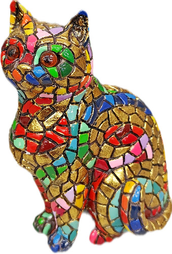 Figurine chat cm - du,