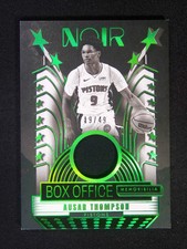 2024-25 Panini Noir Ausar Thompson Box Office Memorabilia Green /49 Pistons