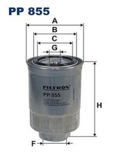 FILTRON PP 855 Carburant pour