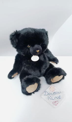 Peluche doudou ours noir - peluche/doudou, smoky