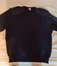 Pull militaire bleu marine