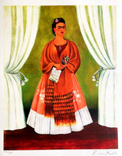 Frida Kahlo Lithographie