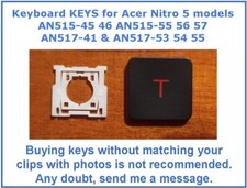 Keyboard KEY for Acer Nitro 5 AN515-45 46 55 56 57 AN517-41 53 54 55 etc series