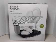 Joseph Joseph Y-rack 2-tier Dish Rack Drainer Rack Organizer Open Box