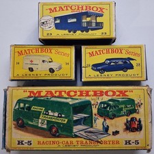 lot 4 MATCHBOX lesney BOITE