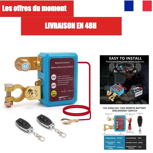 Coupe circuit batterie - coupe,