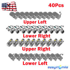 40pc Dental Buccal Molar Tubes Orthodontic Bracket MBT/Roth 022 Non-con Bondable