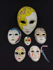 Lot 6x masque vintage carnaval