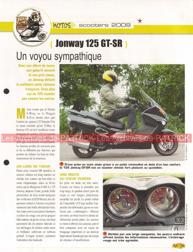 Jonway 125 2009 scooter - jonway,