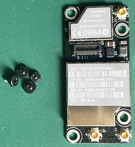 Carte airport wifi bluetooth - carte,