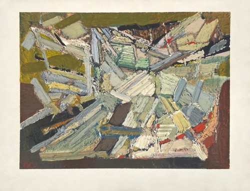 Nicolas staël lithographie - nicolas, de