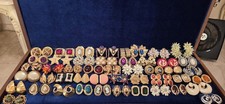 Vintage Earrings Lot Of 47. 3 Lbs .17 Signed Monet Givenchy Avon Trifari