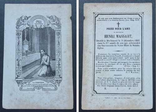 Souvenir mortuaire maison - souvenir,