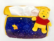 Winnie The Pooh Bear Tissue Box Cover Plush Japan Exclusive- Tokyo Disney Resort
