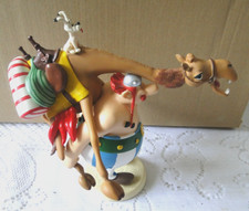 ASTERIX grande figurine Obélix portant le dromadaire plastoycollectoy ATLAS 2004