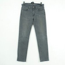 Levi Strauss 511 Hommes W31 L34 Slim Fit Droit Gris Jean Jeans Pantalon