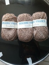 3 Pelotes De Laine 50 Gr