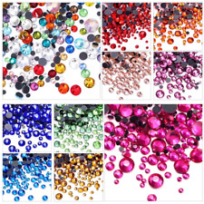 Colour Crystal Iron On Hotfix Glass Rhinestones Hot Fix Flatback Strass Stones
