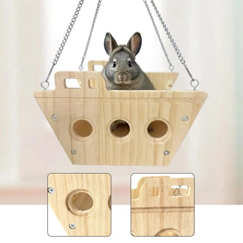 Hamac bois pour chinchilla - en,