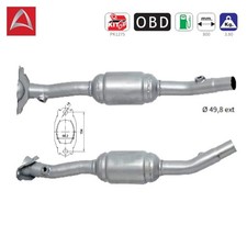 Catalyseur pour système d'échappement pour RENAULT Laguna III 2.0 16V