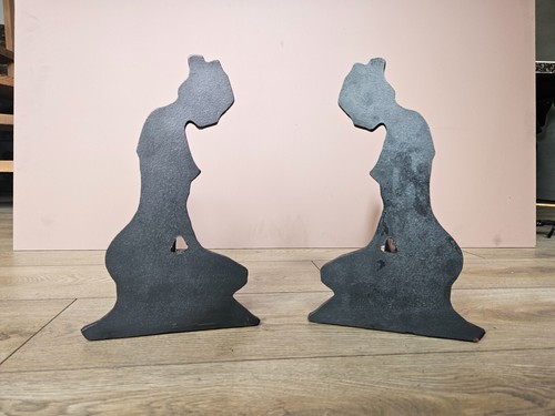 Chenet cheminée femme - de,