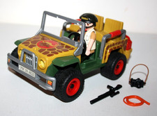 PLAYMOBIL 4832 HOMME RANGER AVEC JEEP OAMBATI RHINOCEROS SAFARI