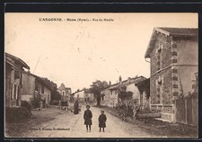 CPA Hans, Rue du Moulin 1918 