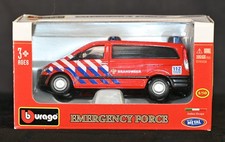 Mercedes-Benz Vito Van Brandweer Fire Truck 1:50 Diecast Bburago Emergency Force