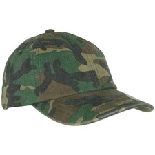 YP Low Profile Camo Washed Casquette Trekking Paintball Extérieur Woodland Camo