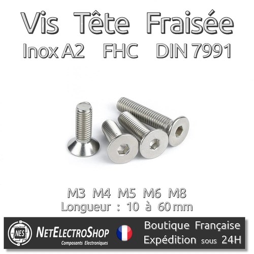 Vis métaux tête fraisée - à,
