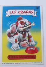 LES CRADOS Series 1. Card No. 28. TITUS SACAPUCES + Prix de la Peau de Vache 