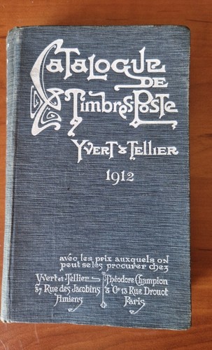 1912 catalogue timbre poste - de, timbre-poste