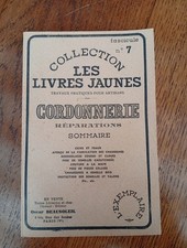  Livres Jaunes. Cordonnerie