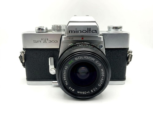 Minolta srt 303 - argent, 35mm