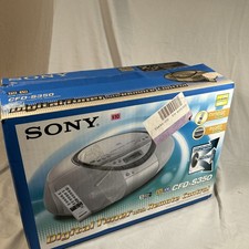 SONY CFD-S350 PORTABLE CD CASSETTE TAPE PLAYER AM FM RADIO WITH REMOTE  NEW