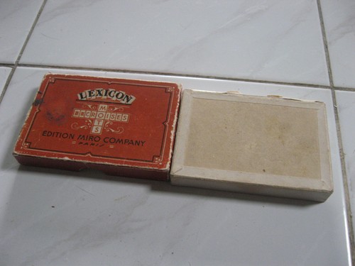 Ancien jeu lexicon mots - jeu,