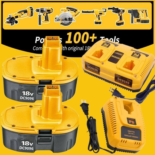 2pack volt for dewalt 18v - for,