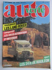 AUTO VERTE 4X4 N° 16 /gamme