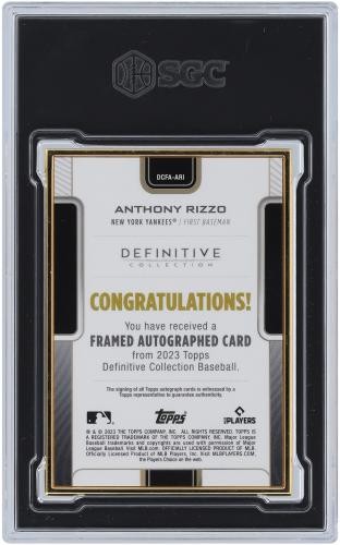 Anthony rizzo yankees - yankees, signed
