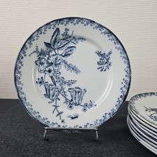 Assiettes À Dessert Fleurs De Champs De Pexonne Terre De Fer 1900s