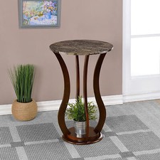 Wood End Table Small Vintage