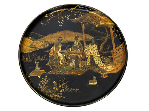 Plateau rond ancien - rond,