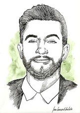 KENDJI GIRAC 2 Postcard, by Jean Bernard Auboin
