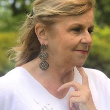 Boucles d'oreille Clip on Long