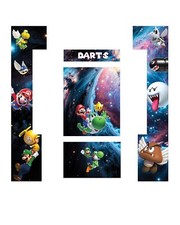 Stickers Dartboards mural super mario galaxy dartcab - jeu de fléchettes - Darts