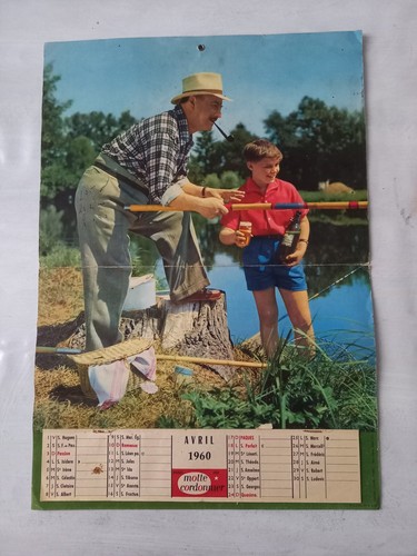 Carton calendrier motte - carton,