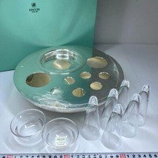 ERCUIS France Transat Silver Plated CAVIAR Vodka Server Set Vintage Unused