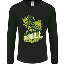 VTT Descente Mon Frisson Cyclisme T-Shirt À Manches Longues Pour Hommes