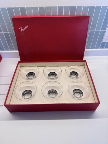 Cristal baccarat lot de 6 - cristal,